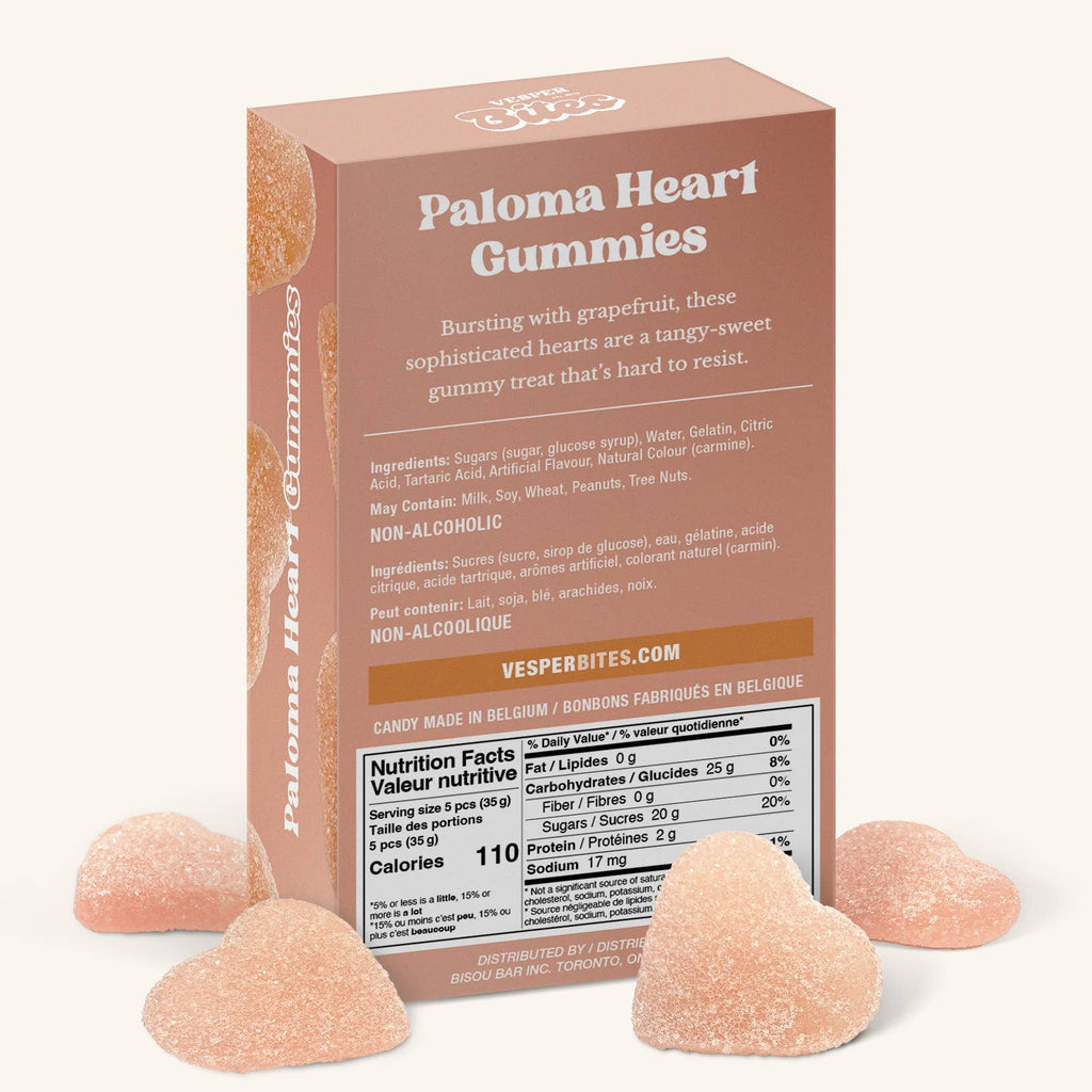 Paloma Heart Gummies - Cocktail Inspired
