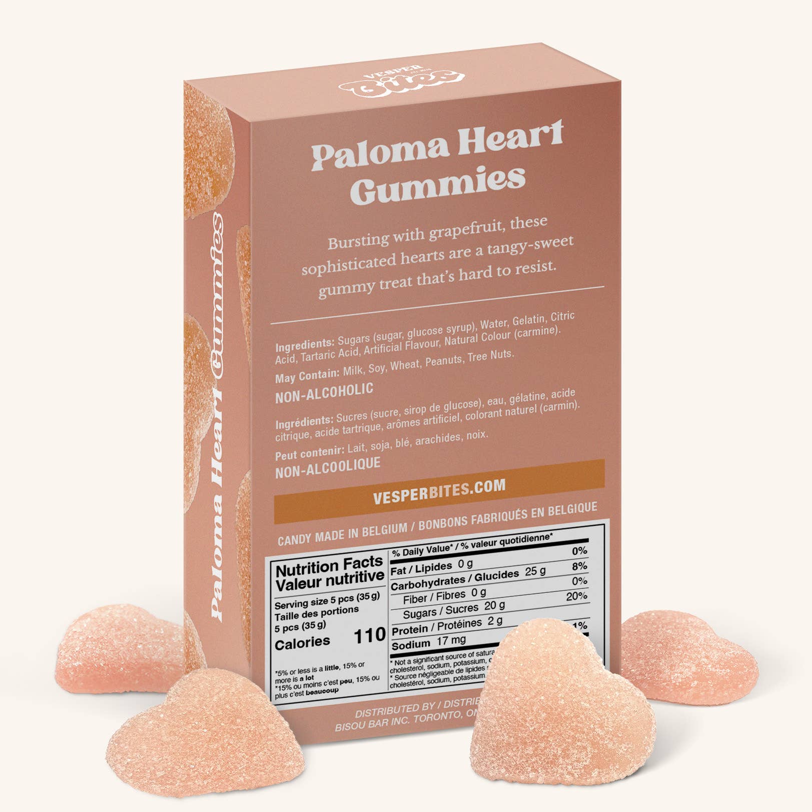 Paloma Heart Gummies - Cocktail Inspired