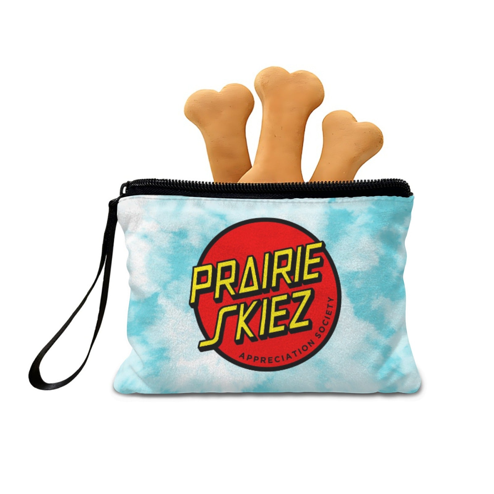 Prairie Skiez Fuzzy Wristlet