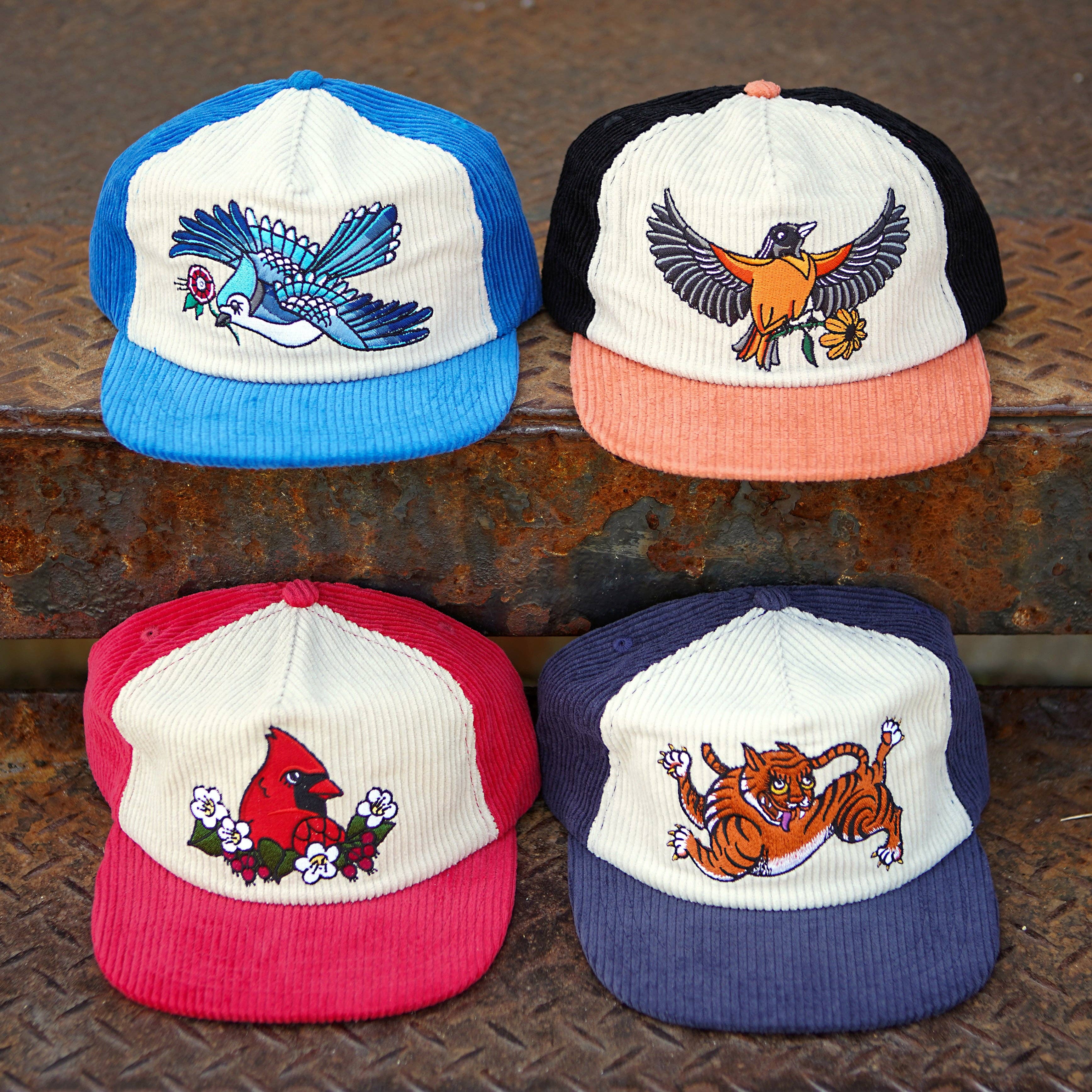 Blue Jay Two-Tone Corduroy Hat