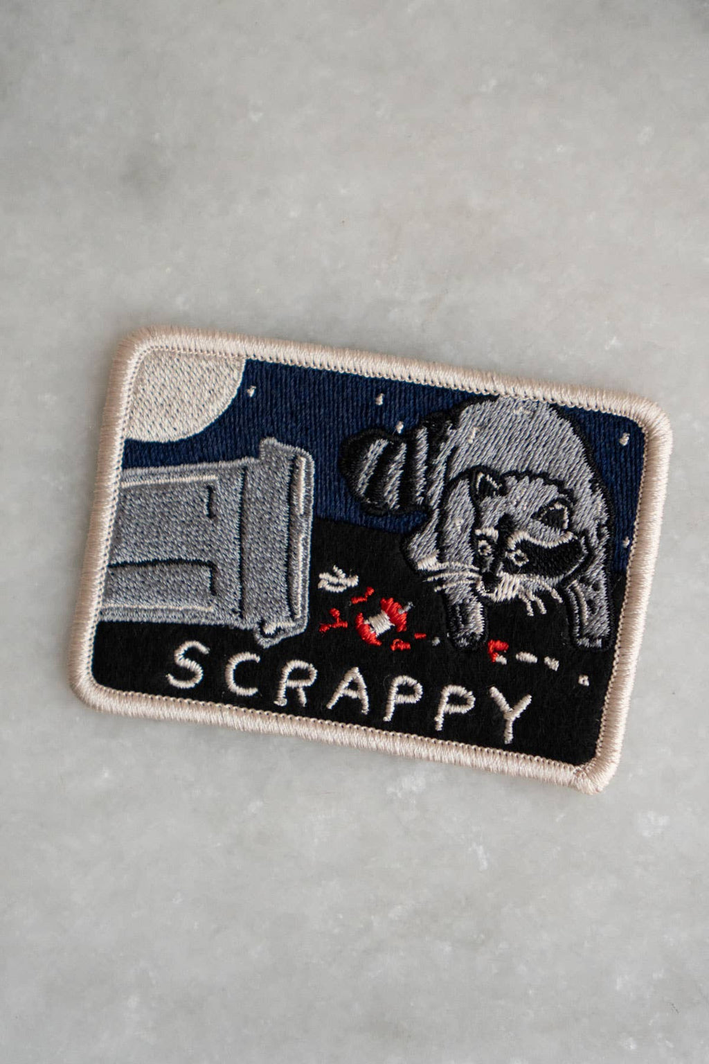 Scrappy Raccoon Sticky Patch