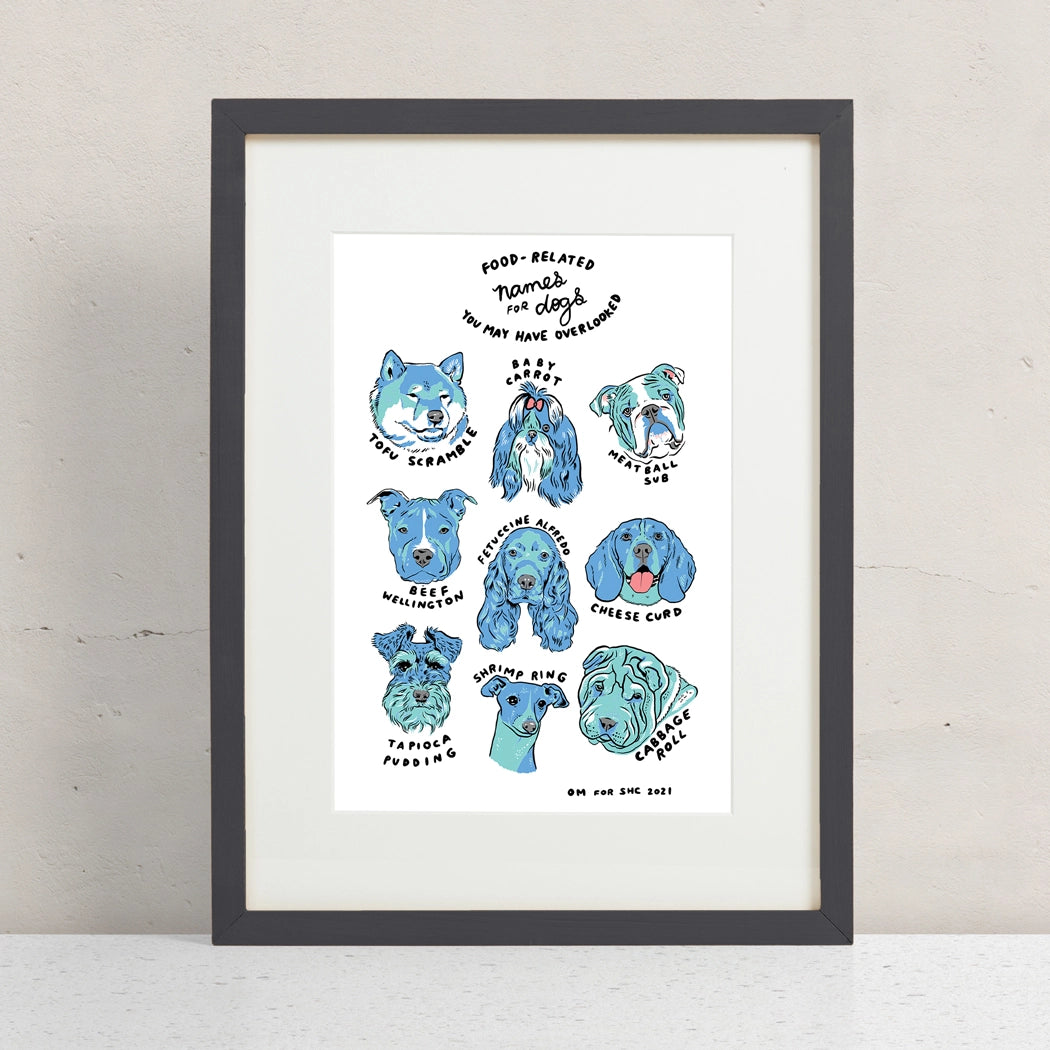 Food Dogs Print - 8x10