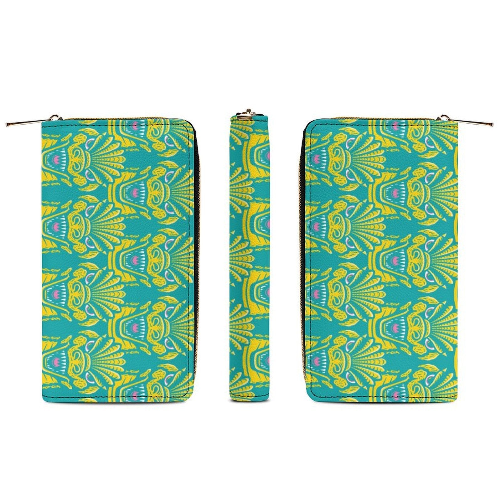 Technicolor Kaiju Zippered Wallet