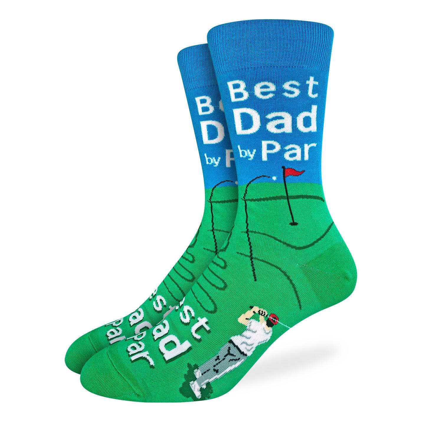 Best Dad By Par Socks - M/L