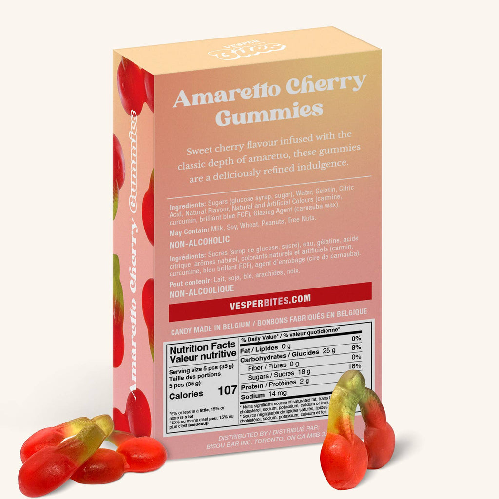 Amaretto Cherry Gummies - Cocktail Inspired