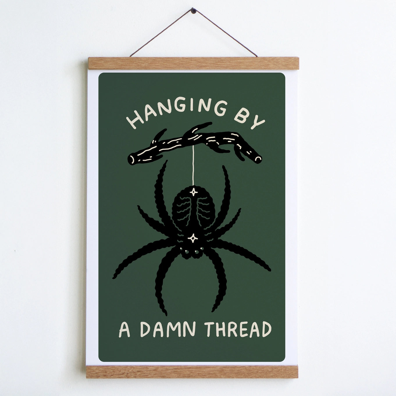 Hanging by a Thread Print - 8x10