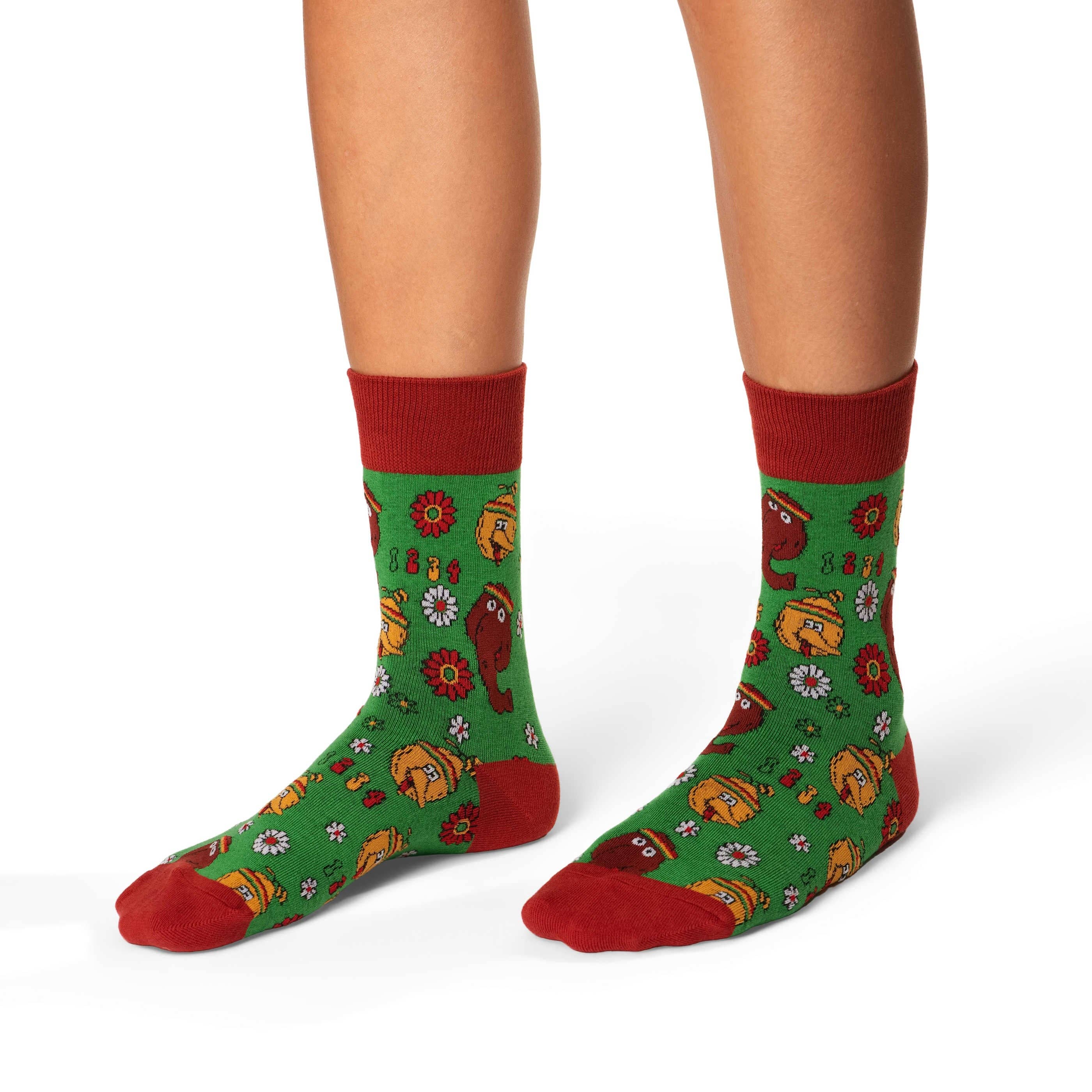Snuffleupagus Socks - S/M