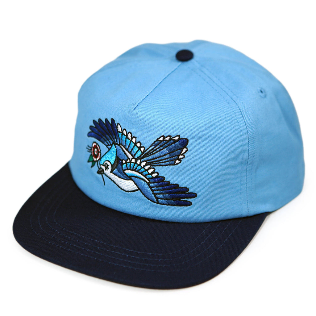 Blue Jay Unstructured Hat: Baby Blue/Navy