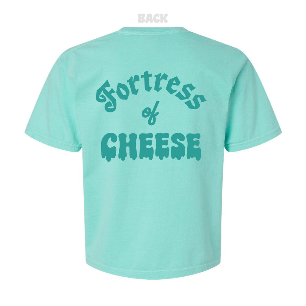Cheese Dude Cropped Ladies T-Shirt