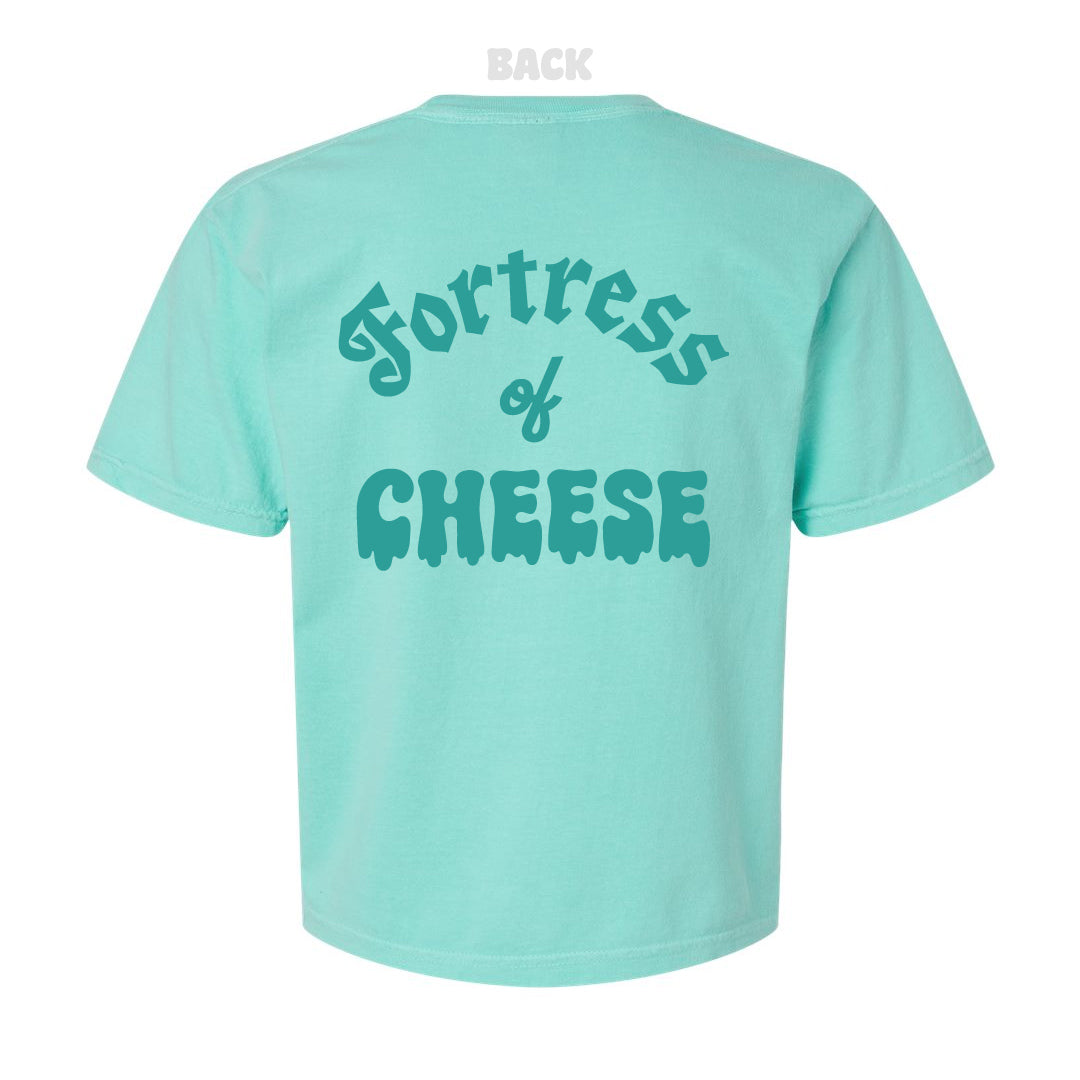 Cheese Dude Cropped Ladies T-Shirt