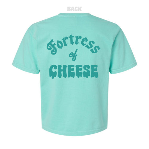Cheese Dude Cropped Ladies T-Shirt