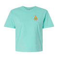 Cheese Dude Cropped Ladies T-Shirt