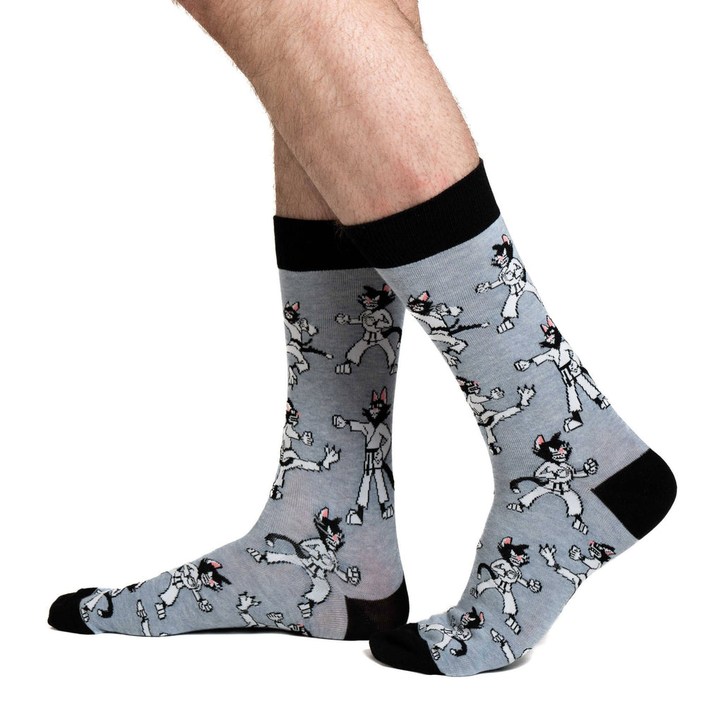 Karate Cats Socks - M/L
