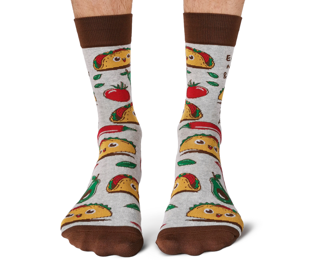 Tumbling Taco Socks (M/L)