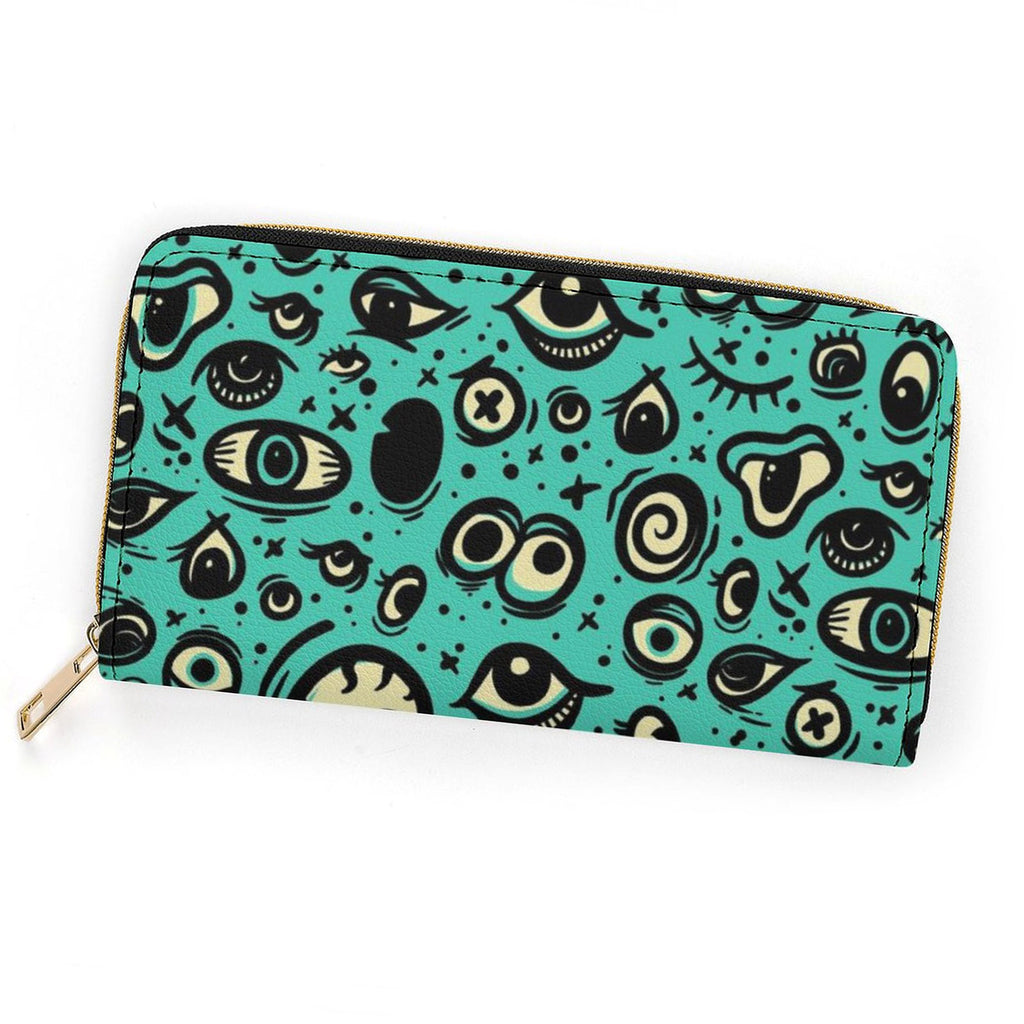 Eyeballs! Zippered Wallet