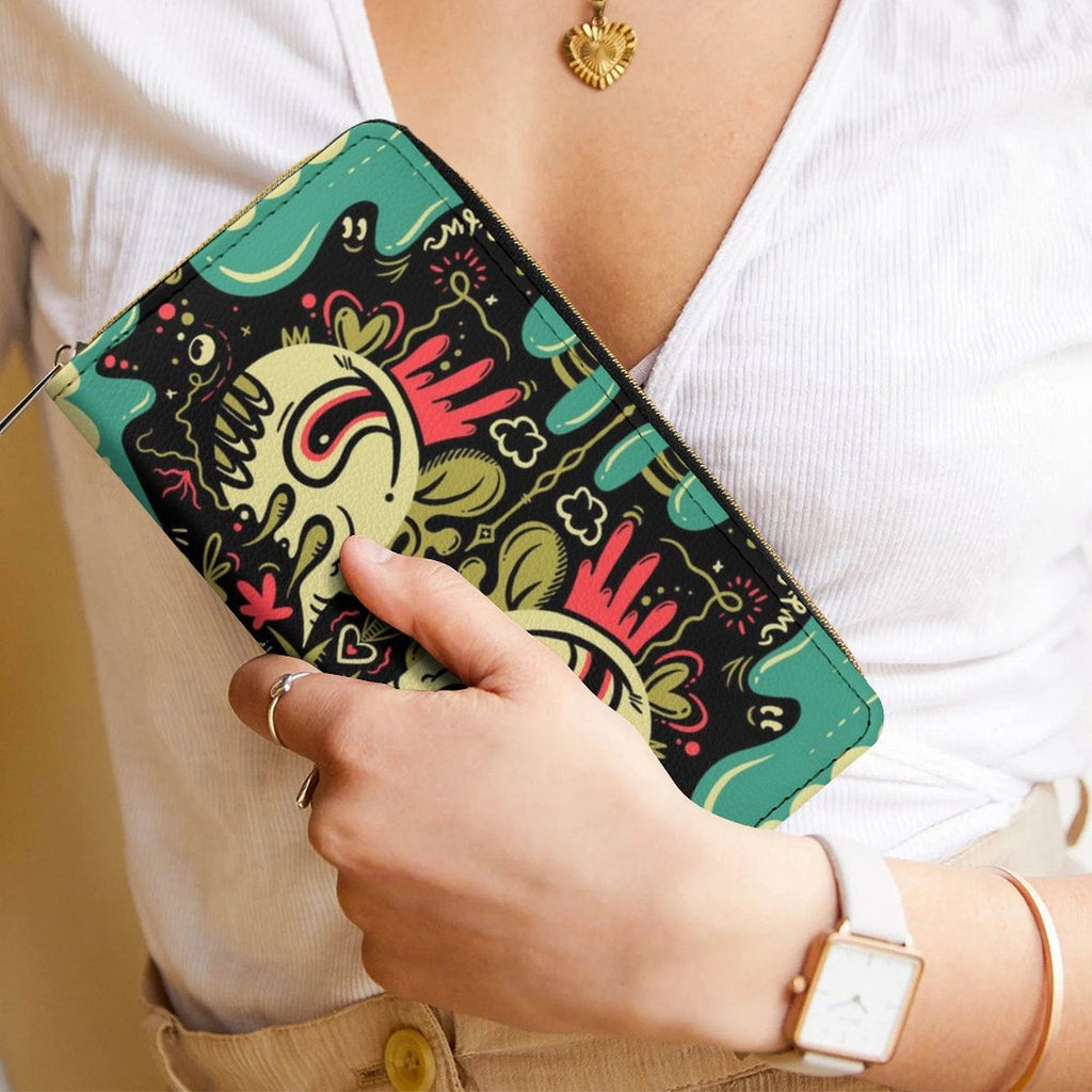 Why Not? Zippered Wallet