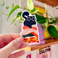 Cat Mountain Blanket Sticker