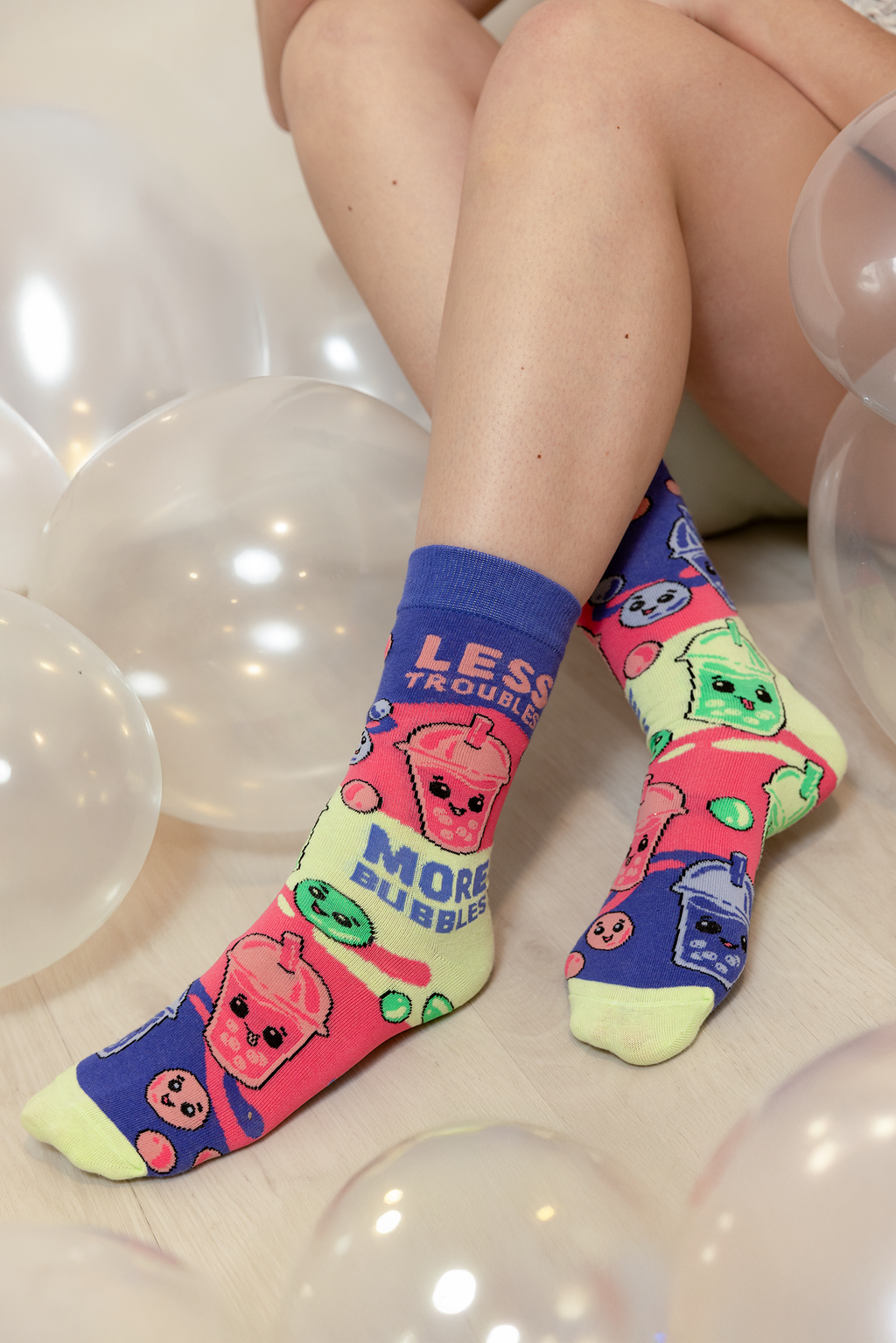 More Bubbles Socks - S/M