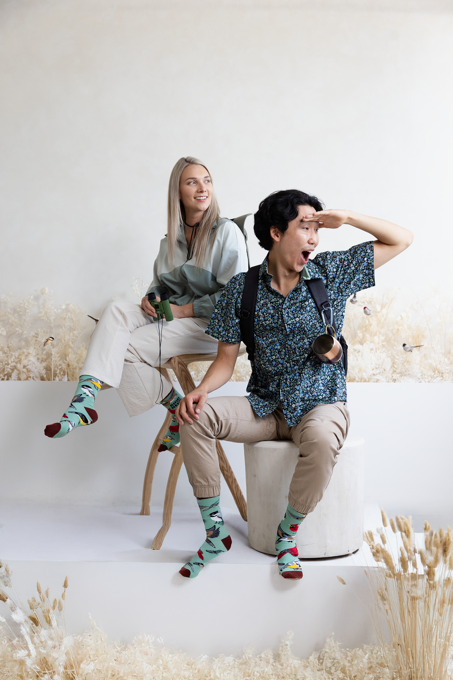 Bird Nerd Socks - S/M