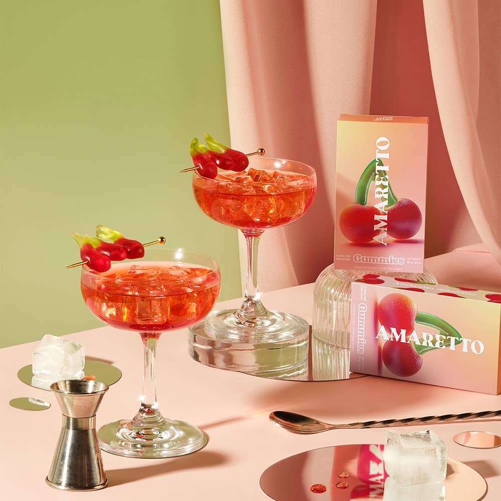 Amaretto Cherry Gummies - Cocktail Inspired