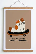 Overreact Mocha Art Print - 8x10