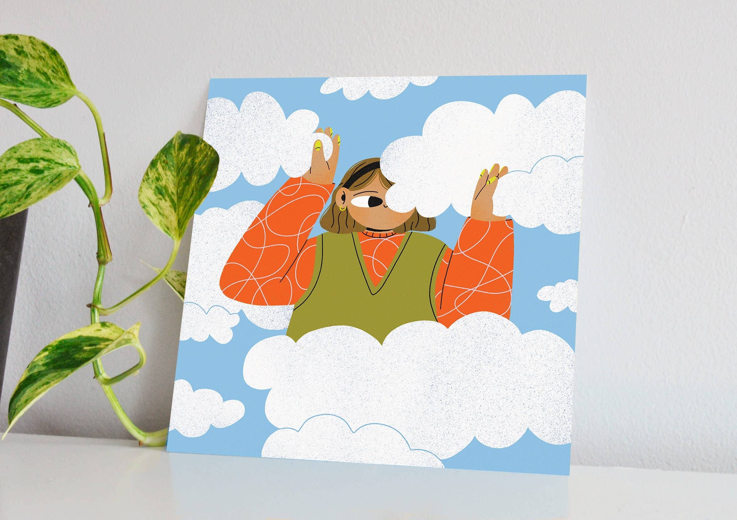 Head in the Clouds Print - 8x10