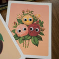 Googly Roses Print - 12x18
