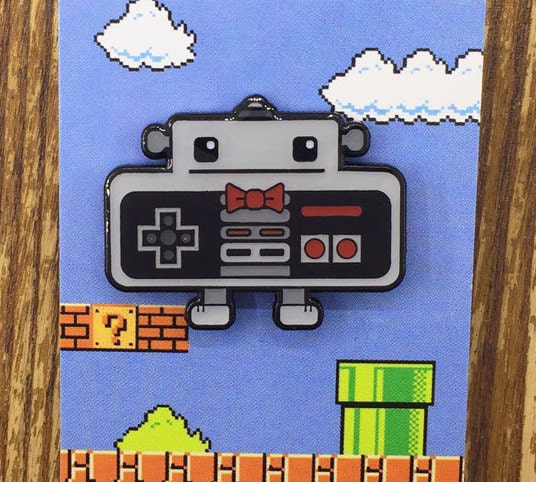 NES Enamel Lapel Pin
