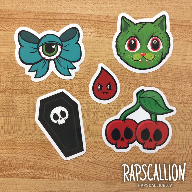 Creepy Cute Sticker Sheet