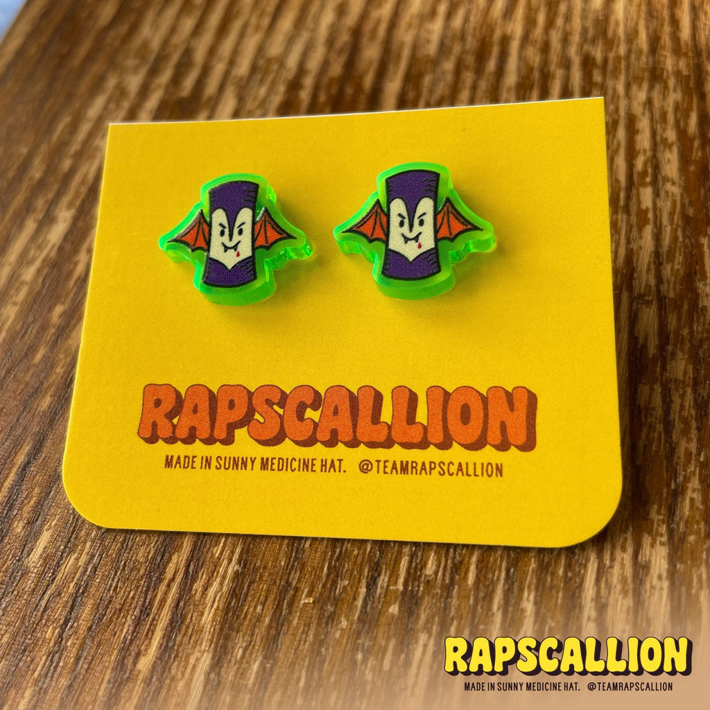 Vampire Tiki Bob Earrings