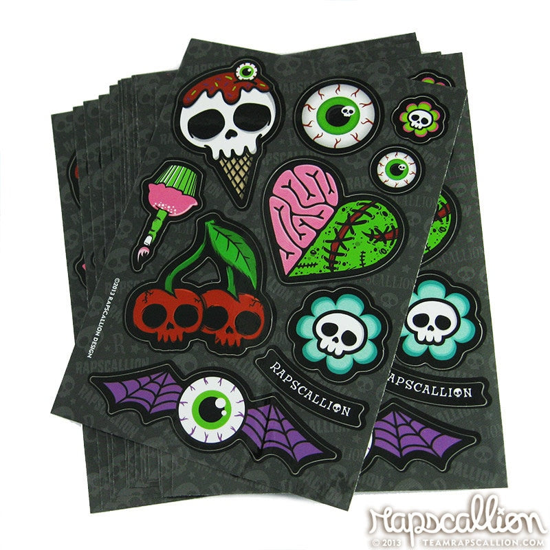 Zombie Sticker Sheet