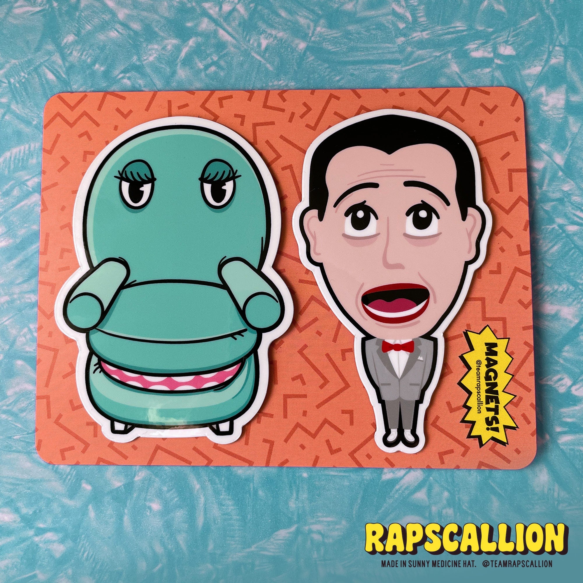 Pee Wee & Chairry Inspired - Magnet Set