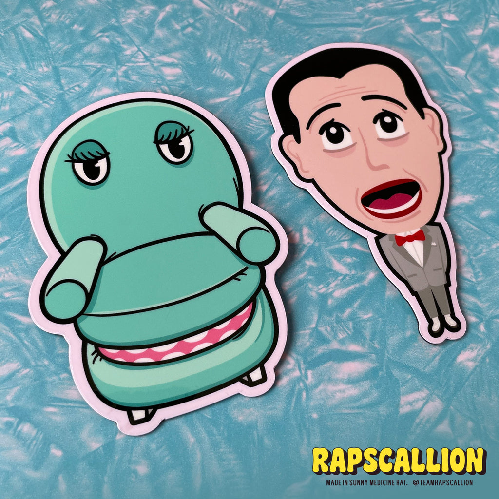 Pee Wee & Chairry Inspired - Magnet Set