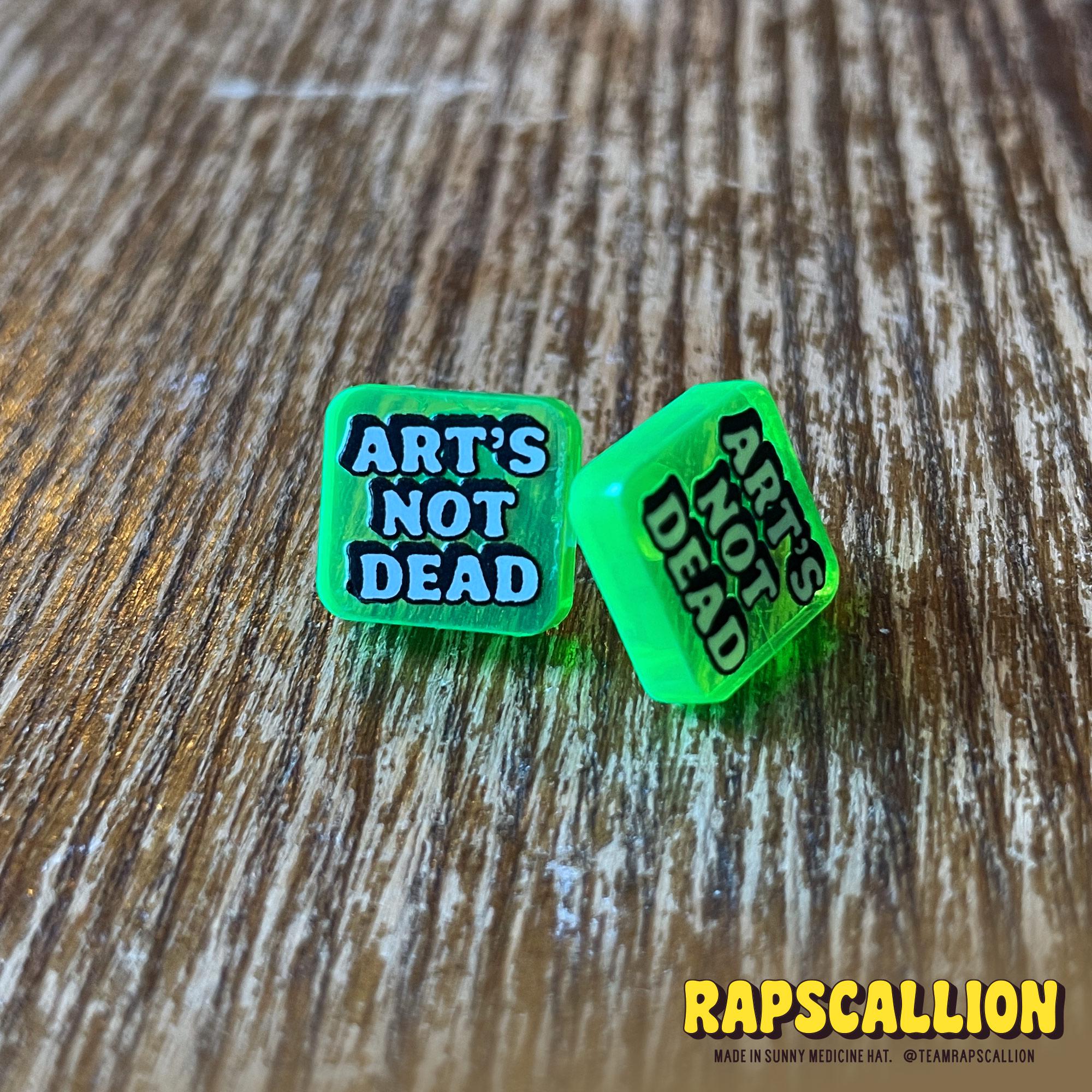 Art's Not Dead Stud Earrings