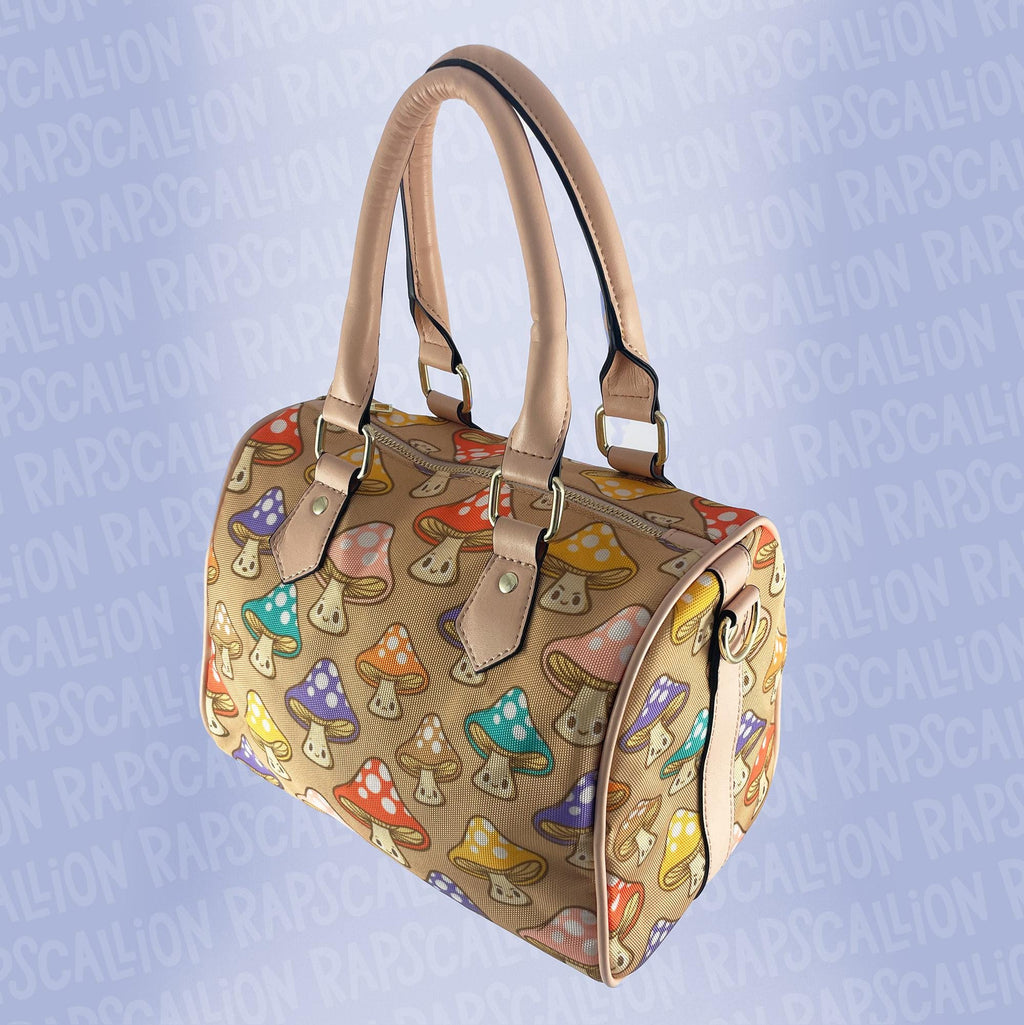Mushroom Posse Boston Style Handbag