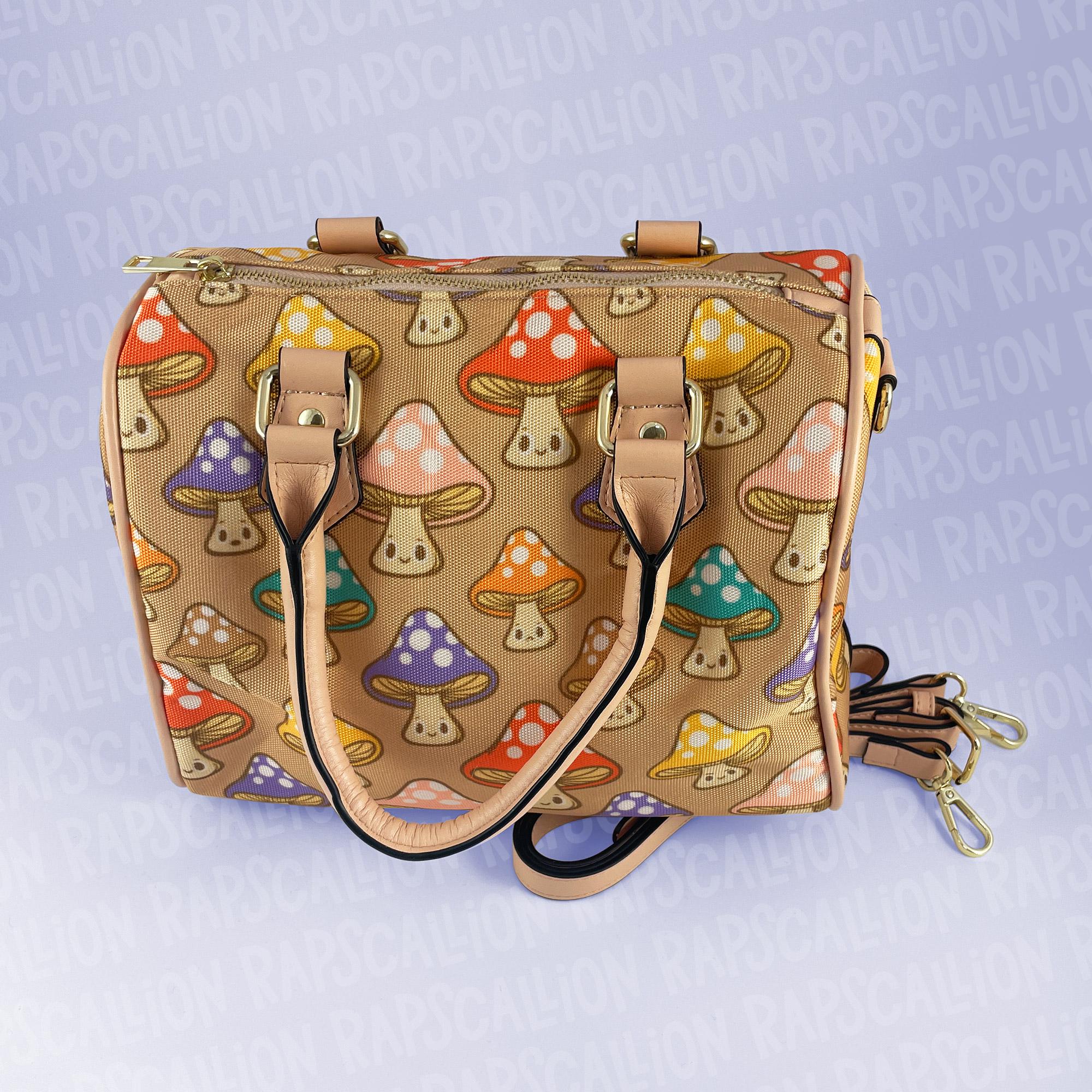 Mushroom Posse Boston Style Handbag