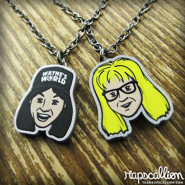 Wayne & Garth - Best Friends Necklace Set