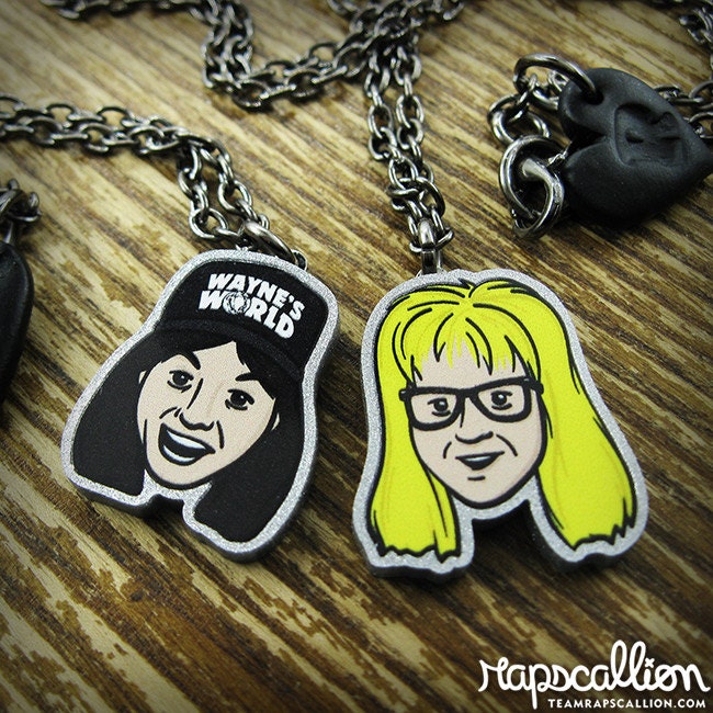 Wayne & Garth - Best Friends Necklace Set