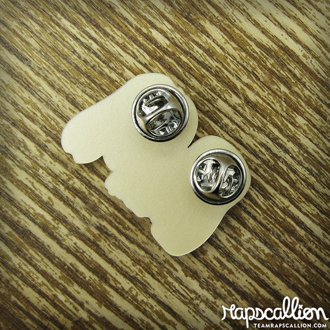Wayne & Garth - Gold Acrylic Brooch