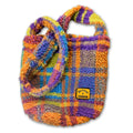 Plushy Plaid Shoulder Bag