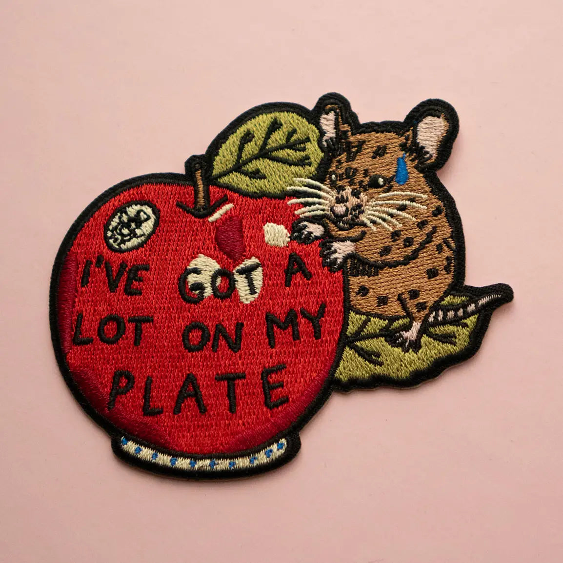 A Lot On My Plate - Sticky Patch