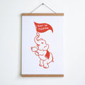 Shut Up (Elephant) Print - 8x10